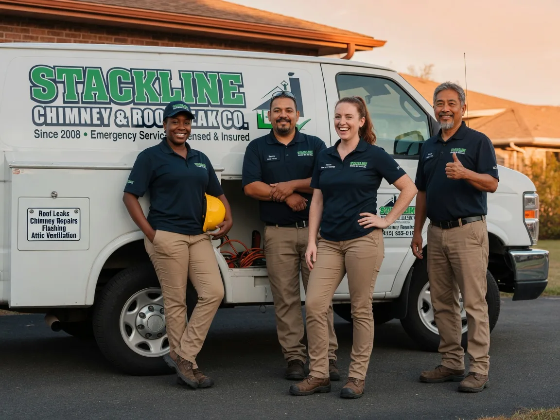 Chimney flashing repair company in Winston, MO